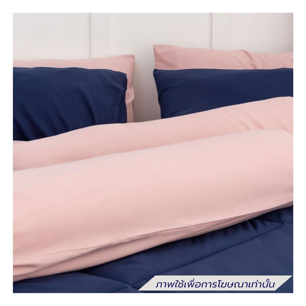 ชุดผ้าปูที่นอน 6 ฟุต (ชุด 6 ชิ้น) SANTA BEDDING สี PINK/NAVY BLUE