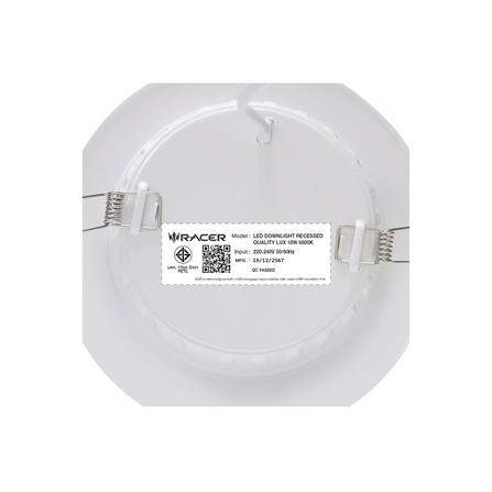 ดาวน์ไลท์ LED RACER QUALITY LUX RECESSED 6 นิ้ว 18 วัตต์ DAYLIGHT สีขาว (1 แถม 1)_8