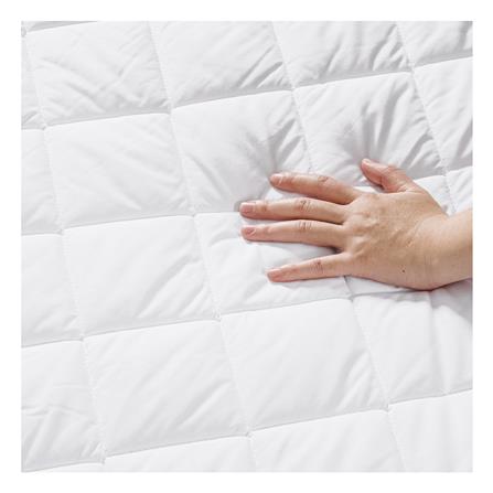 ผ้ารองกันเปื้อน รัดมุมเต็มตัว QUEEN SIZE STEVENS สี WHITE_3