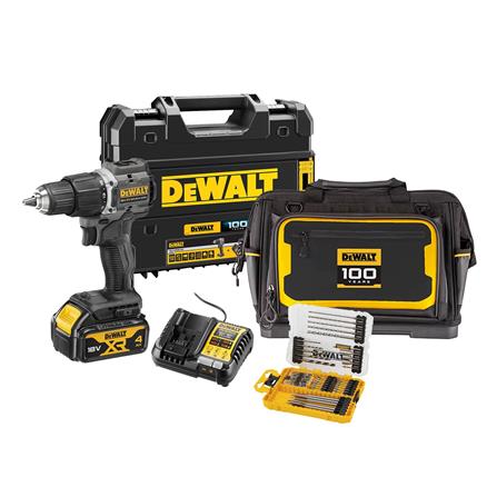 ชุดสว่านกระแทกไร้สาย DEWALT 100TH 18 โวลท์_0