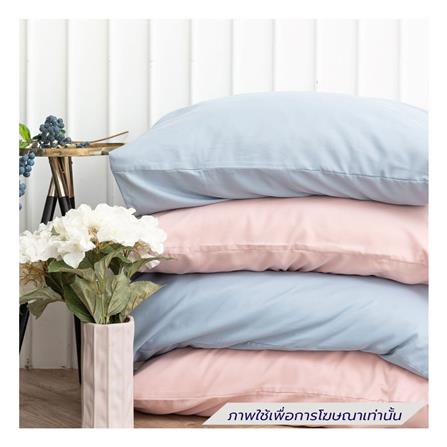 ชุดผ้าปูที่นอน 5 ฟุต (ชุด 6 ชิ้น) SANTA BEDDING สี LIGHT BLUE/PINK_4