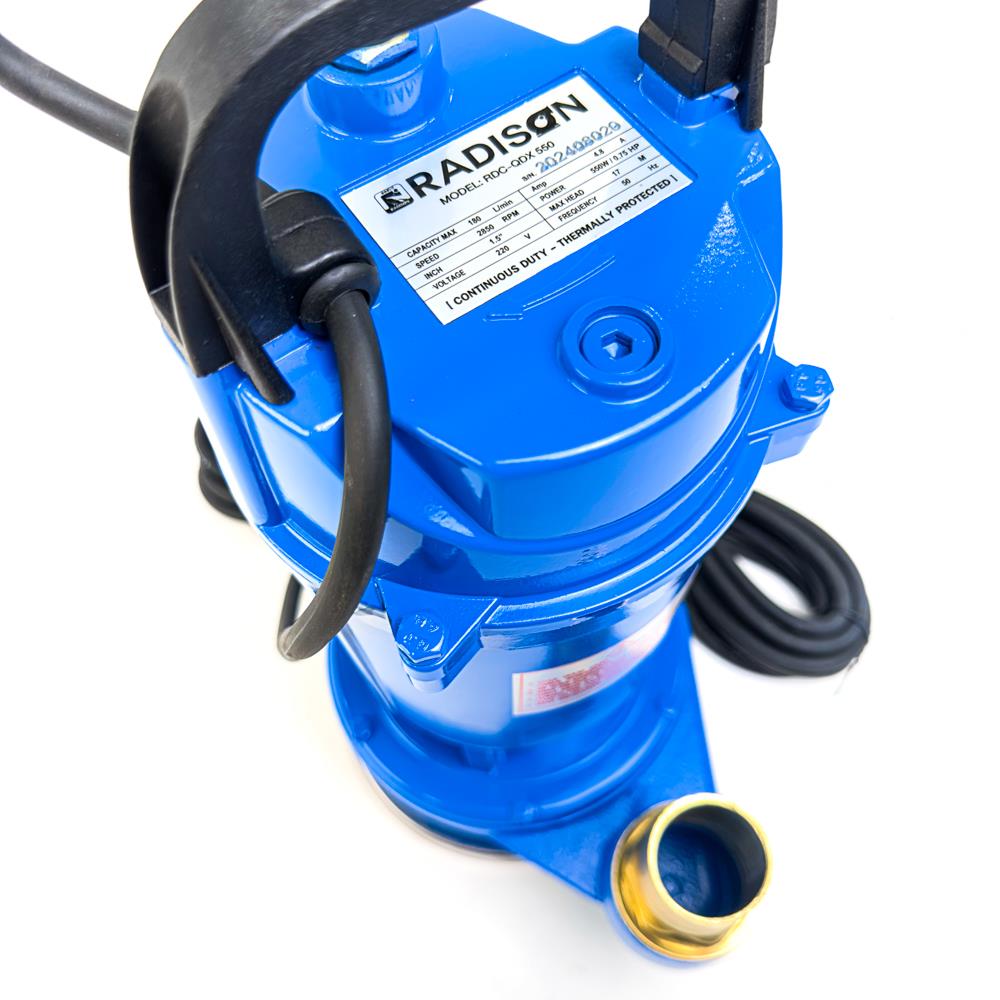 ปั๊มจุ่มน้ำสะอาด RADISON RDC-QDX550 550 วัตต์