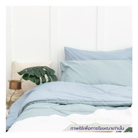 ชุดผ้าปูที่นอน 6 ฟุต (ชุด 6 ชิ้น) SANTA BEDDING สี LIGHT BLUE/LIGHT GREEN_2