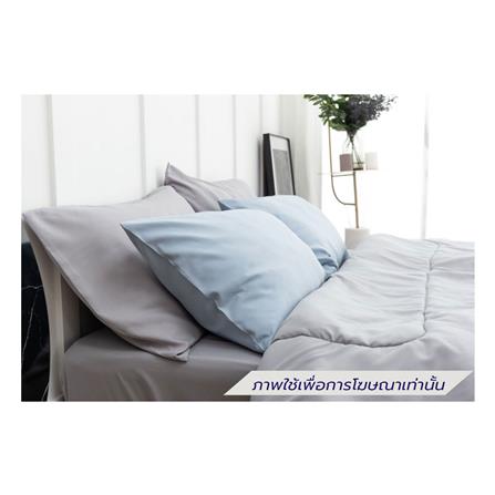 ชุดผ้าปูที่นอน 3.5 ฟุต (ชุด 4 ชิ้น) SANTA BEDDING สี LIGHT GRAY/LIGHT BLUE_2