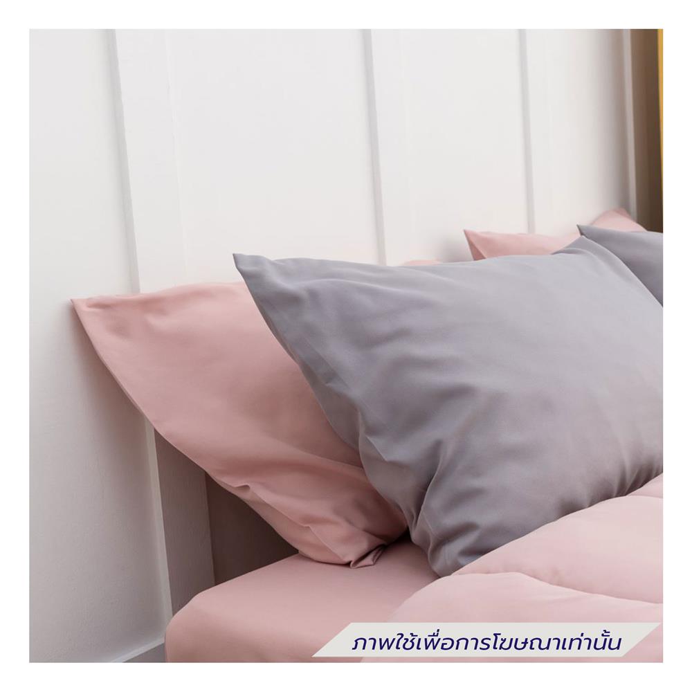 ชุดผ้าปูที่นอน 3.5 ฟุต (ชุด 4 ชิ้น) SANTA BEDDING สี PINK/LIGHT GREY