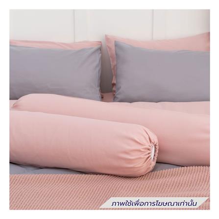 ชุดผ้าปูที่นอน 3.5 ฟุต (ชุด 4 ชิ้น) SANTA BEDDING สี PINK/LIGHT GREY_3