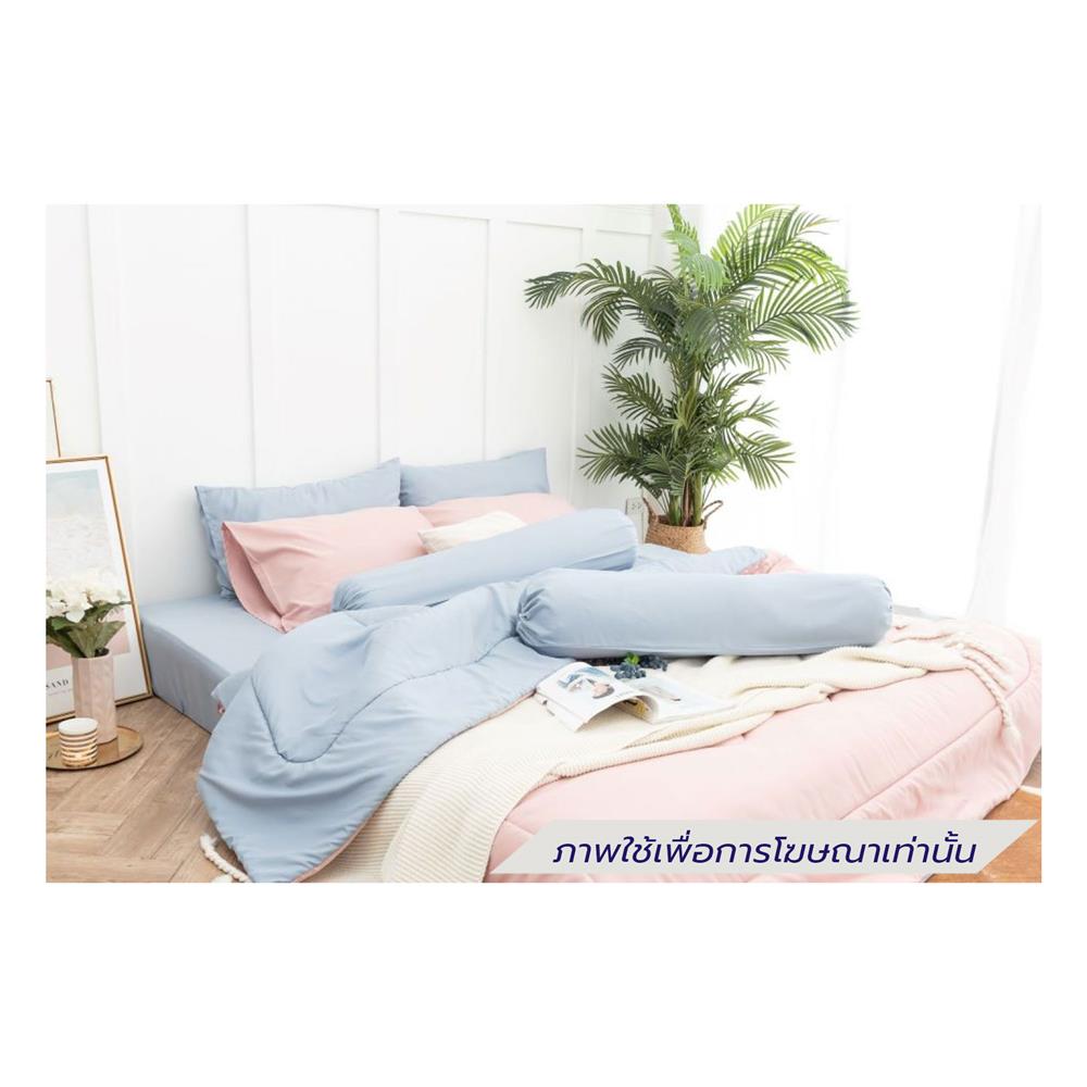 ชุดผ้าปูที่นอน 3.5 ฟุต (ชุด 4 ชิ้น) SANTA BEDDING สี LIGHT BLUE/PINK