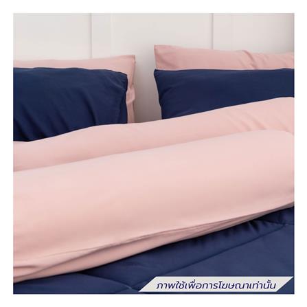 ชุดผ้าปูที่นอน 3.5 ฟุต (ชุด 4 ชิ้น) SANTA BEDDING สี PINK/NAVY BLUE_2