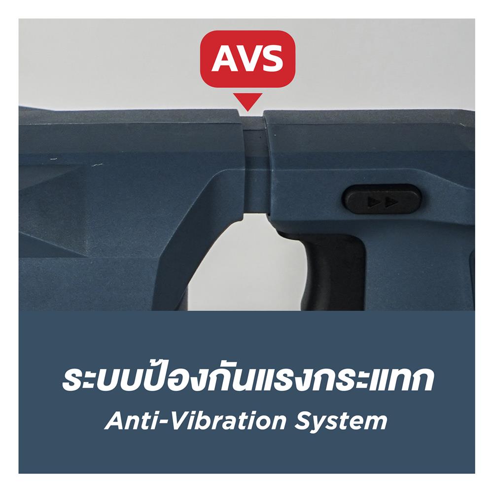 สว่านโรตารี่ไร้สาย (พร้อมแบตเตอรี่) ROWEL DRH242 24 มม. 20 โวลต์