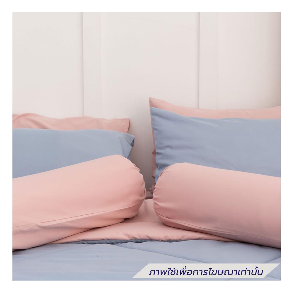 ชุดผ้าปูที่นอน 5 ฟุต (ชุด 6 ชิ้น) SANTA BEDDING สี PINK/LIGHT BLUE