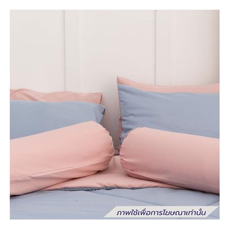 ชุดผ้าปูที่นอน 5 ฟุต (ชุด 6 ชิ้น) SANTA BEDDING สี PINK/LIGHT BLUE_2