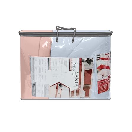 ชุดผ้าปูที่นอน 5 ฟุต (ชุด 6 ชิ้น) SANTA BEDDING สี PINK/LIGHT BLUE_6