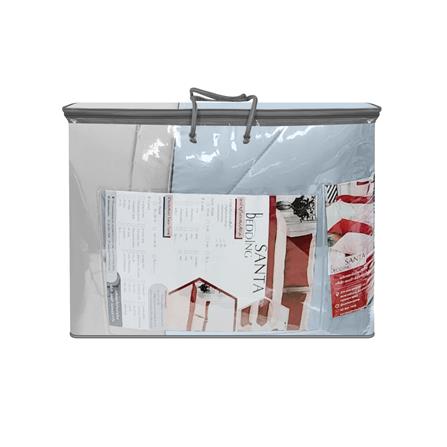 ชุดผ้าปูที่นอน 3.5 ฟุต (ชุด 4 ชิ้น) SANTA BEDDING สี LIGHT BLUE/LIGHT GREY_8