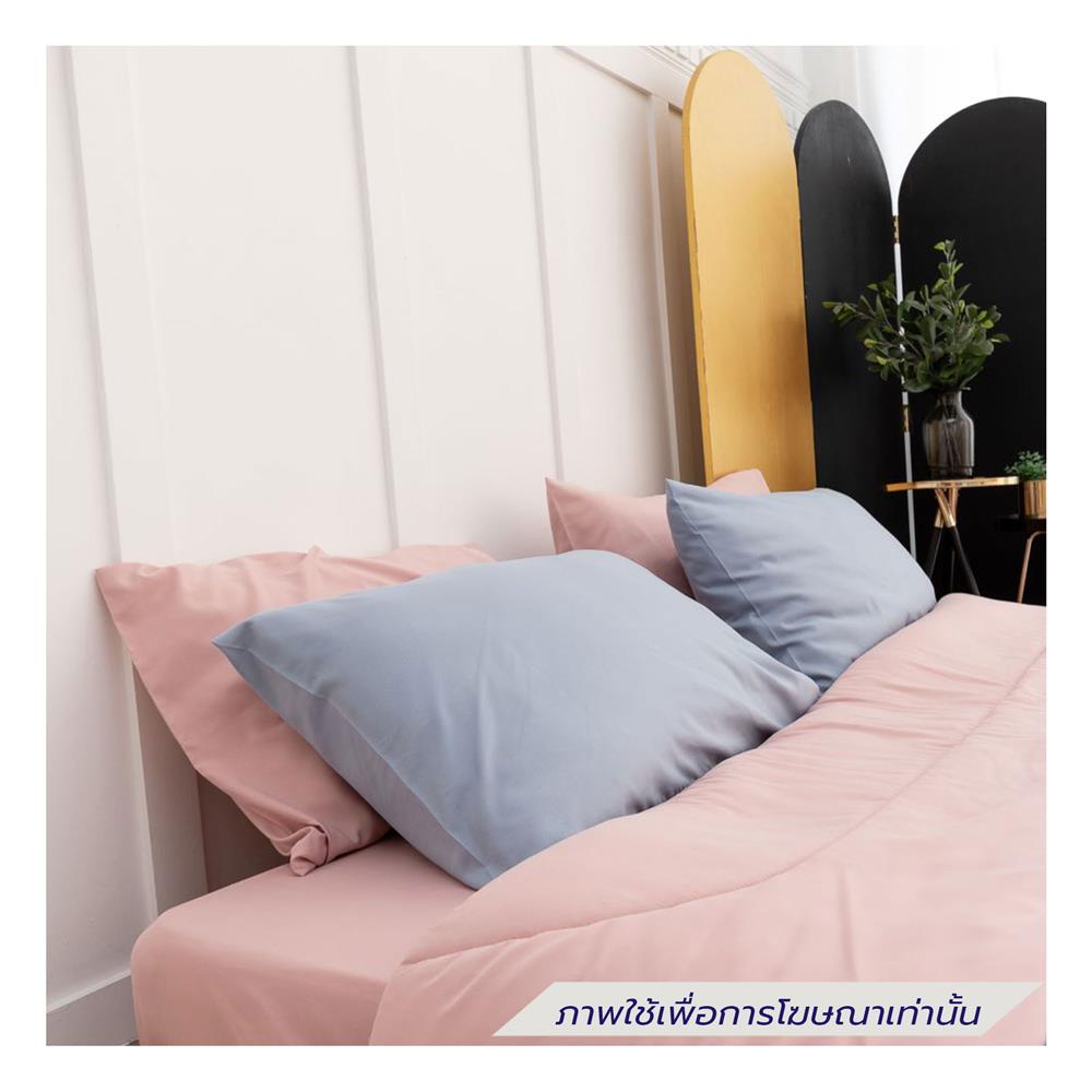 ชุดผ้าปูที่นอน 3.5 ฟุต (ชุด 4 ชิ้น) SANTA BEDDING สี PINK/LIGHT BLUE
