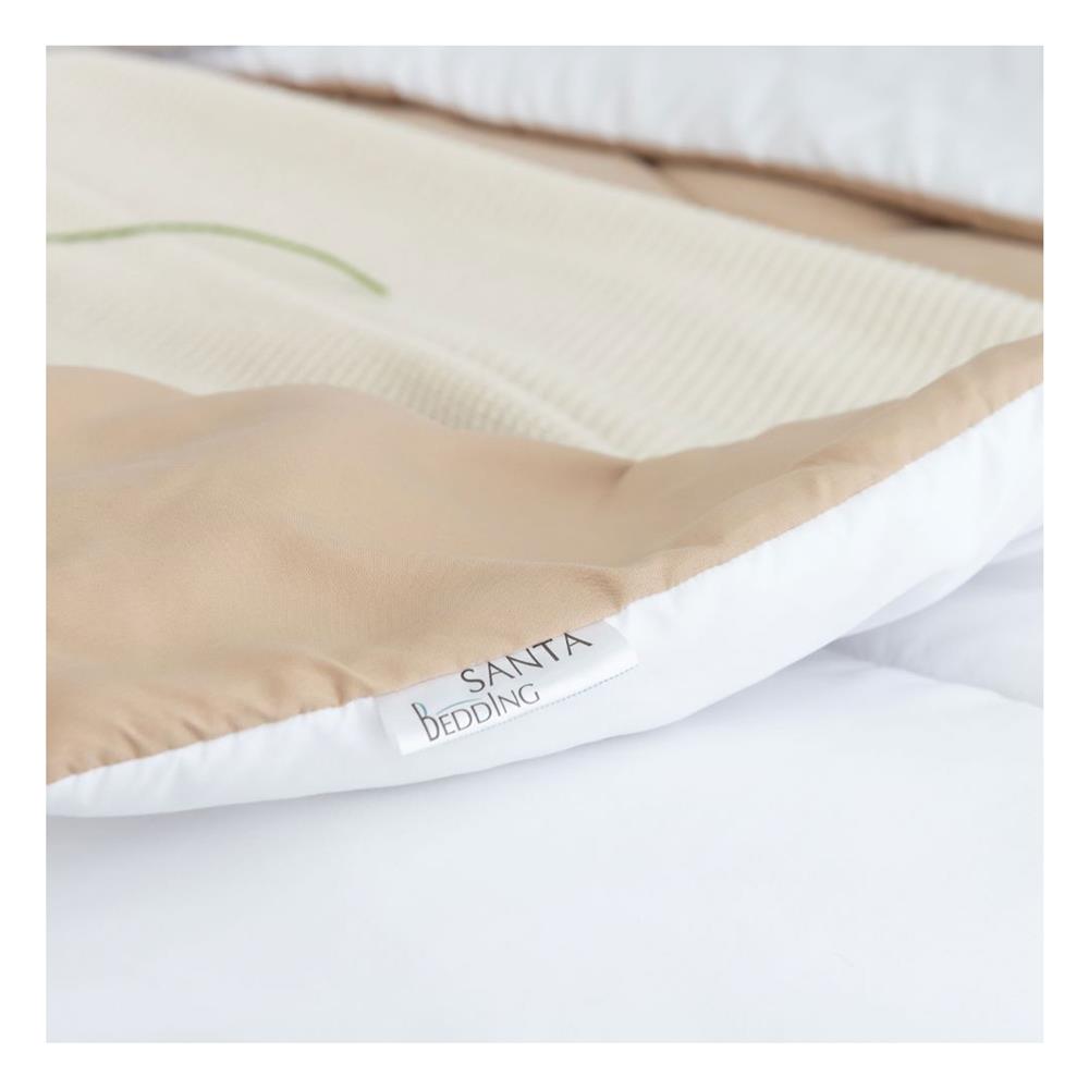 ชุดผ้าปูที่นอน 3.5 ฟุต (ชุด 4 ชิ้น) SANTA BEDDING สี WHITE/BROWN