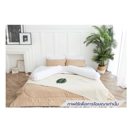 ชุดผ้าปูที่นอน 3.5 ฟุต (ชุด 4 ชิ้น) SANTA BEDDING สี WHITE/BROWN_0
