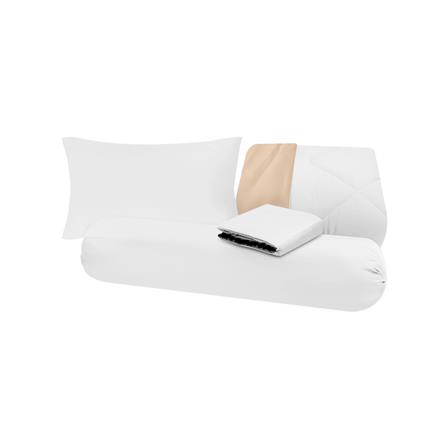 ชุดผ้าปูที่นอน 3.5 ฟุต (ชุด 4 ชิ้น) SANTA BEDDING สี WHITE/BROWN_4