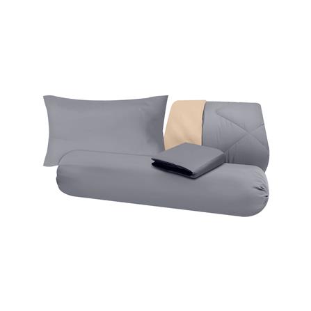 ชุดผ้าปูที่นอน 3.5 ฟุต (ชุด 4 ชิ้น) SANTA BEDDING สี GREY/BROWN_4