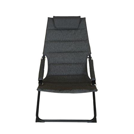 เก้าอี้พักผ่อนพับได้ FURDINI EASY สีเทาเข้ม_2