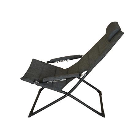 เก้าอี้พักผ่อนพับได้ FURDINI EASY สีเทาเข้ม_3