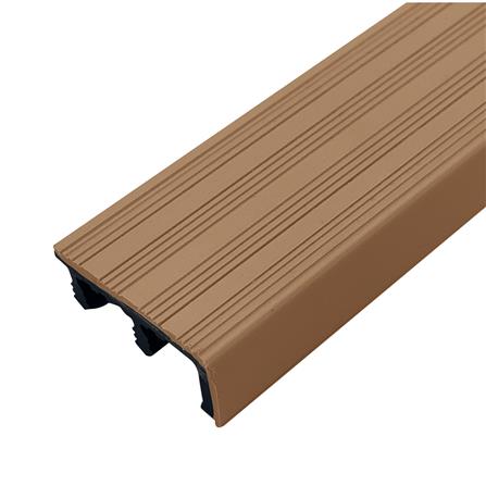 จมูกบันได PVC จระเข้ ไมโครแบน 2.4 ม. สีน้ำตาลเนื้อทอง_0