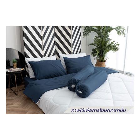 ชุดผ้าปูที่นอน 3.5 ฟุต (ชุด 4 ชิ้น) SANTA BEDDING สี NAVY BLUE/WHITE_1