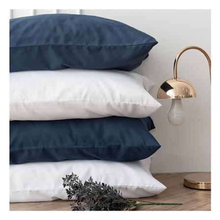 ชุดผ้าปูที่นอน 3.5 ฟุต (ชุด 4 ชิ้น) SANTA BEDDING สี NAVY BLUE/WHITE_4