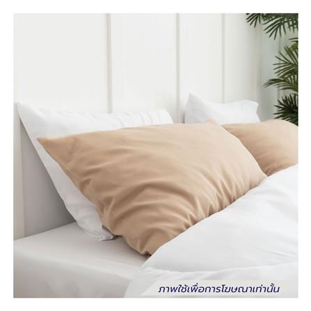 ชุดผ้าปูที่นอน 5 ฟุต (ชุด 6 ชิ้น) SANTA BEDDING สี WHITE/BROWN_1