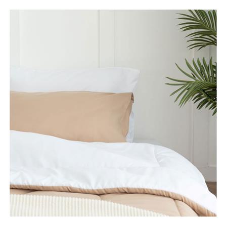 ชุดผ้าปูที่นอน 6 ฟุต (ชุด 6 ชิ้น) SANTA BEDDING สี WHITE/BROWN_2