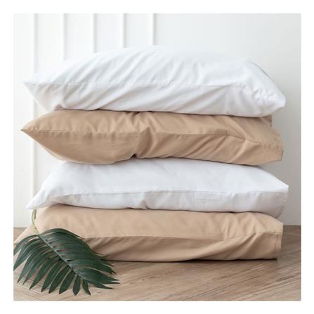 ชุดผ้าปูที่นอน 6 ฟุต (ชุด 6 ชิ้น) SANTA BEDDING สี WHITE/BROWN_3