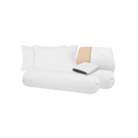 ชุดผ้าปูที่นอน 6 ฟุต (ชุด 6 ชิ้น) SANTA BEDDING สี WHITE/BROWN_4