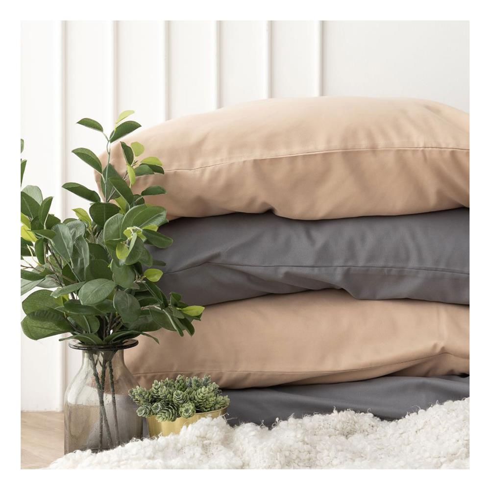 ชุดผ้าปูที่นอน 6 ฟุต (ชุด 6 ชิ้น) SANTA BEDDING สี GREY/BROWN