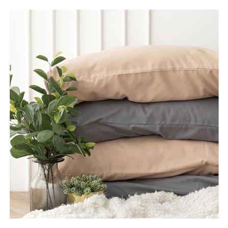 ชุดผ้าปูที่นอน 6 ฟุต (ชุด 6 ชิ้น) SANTA BEDDING สี GREY/BROWN_3
