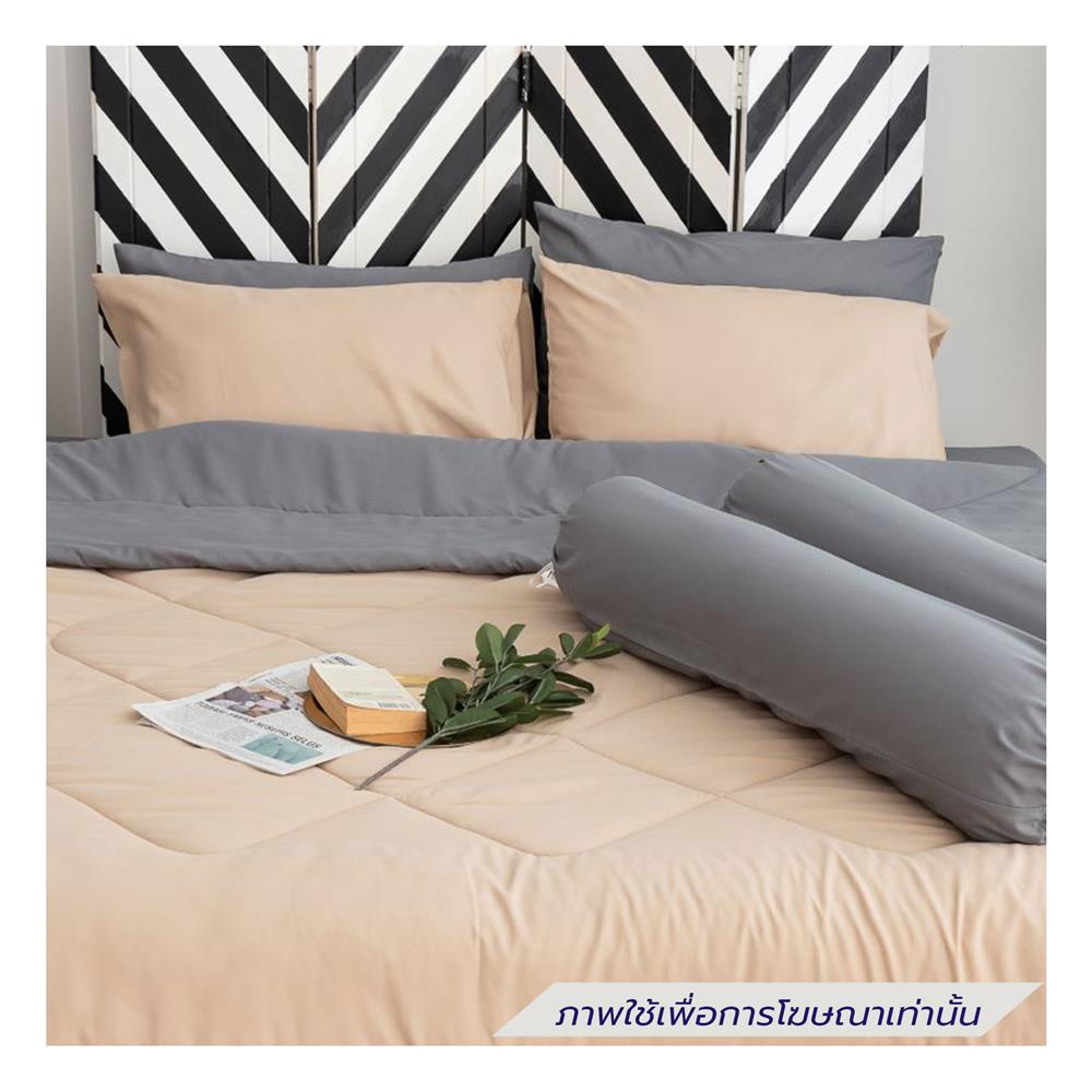 ชุดผ้าปูที่นอน 5 ฟุต (ชุด 6 ชิ้น) SANTA BEDDING สี GREY/BROWN