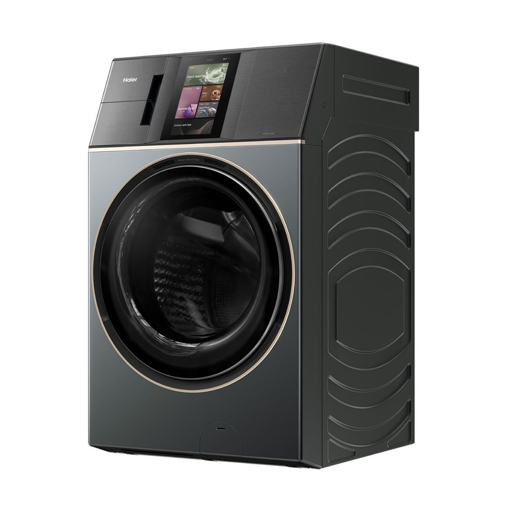 เครื่องซักอบผ้าฝาหน้า HAIER HWD210-BD12LGNU1 21/14 กก. 1200RPM อินเวอร์เตอร์ สีเขียวซีลอน