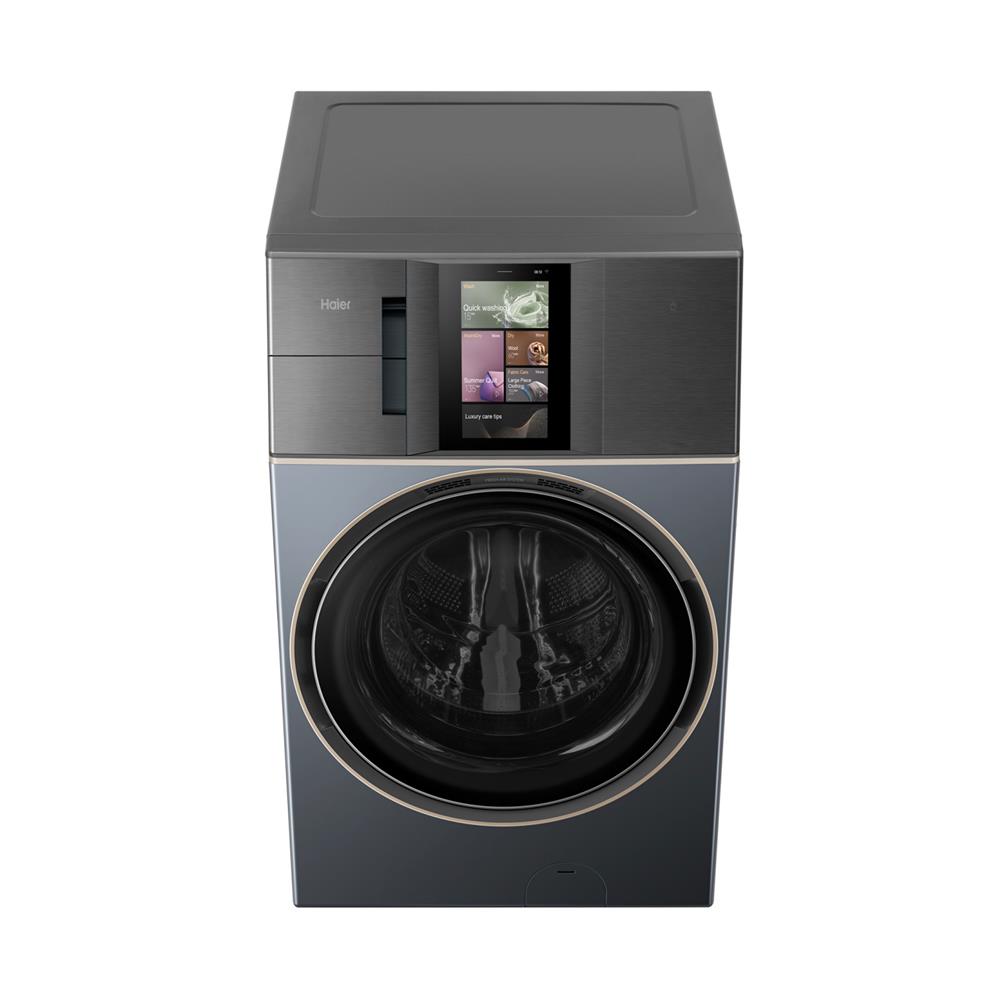 เครื่องซักอบผ้าฝาหน้า HAIER HWD210-BD12LGNU1 21/14 กก. 1200RPM อินเวอร์เตอร์ สีเขียวซีลอน