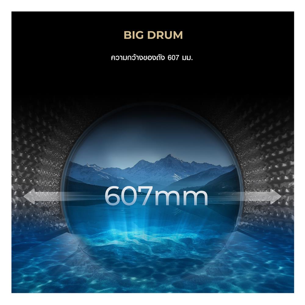 เครื่องซักอบผ้าฝาหน้า HAIER HWD210-BD12LGNU1 21/14 กก. 1200RPM อินเวอร์เตอร์ สีเขียวซีลอน