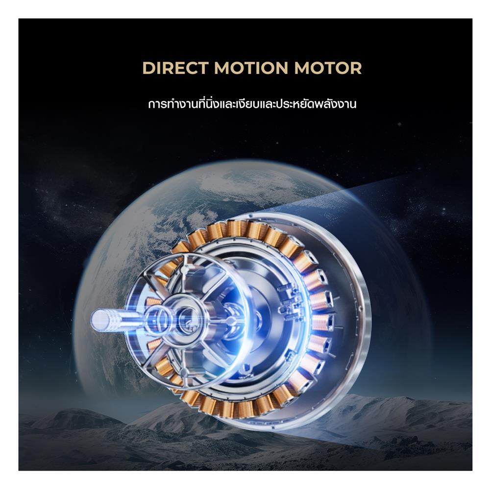 เครื่องซักอบผ้าฝาหน้า HAIER HWD210-BD12LGNU1 21/14 กก. 1200RPM อินเวอร์เตอร์ สีเขียวซีลอน