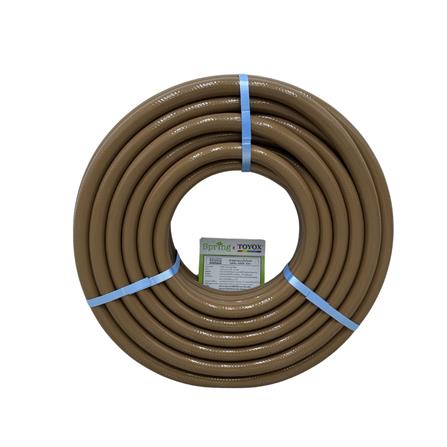 สายยางม้วน PVC SPRING TOYOX HARU15-20 5/8 นิ้ว x 20 ม. สีน้ำตาลมอคค่า_1