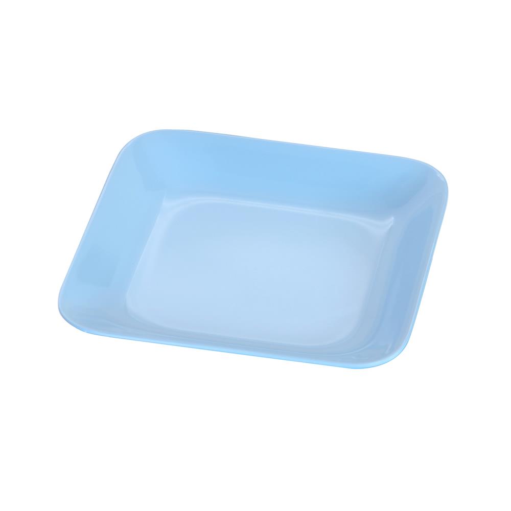 จานเหลี่ยมเมลามีน 7.5 นิ้ว VANDA CLASSIC สีฟ้า