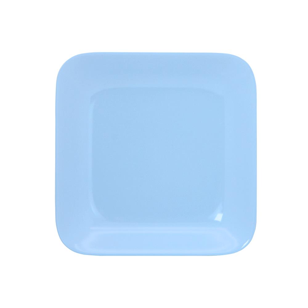 จานเหลี่ยมเมลามีน 7.5 นิ้ว VANDA CLASSIC สีฟ้า