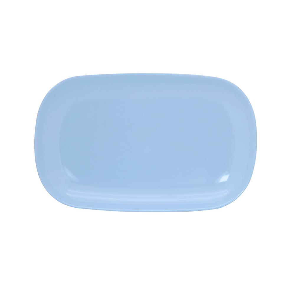 จานเหลี่ยมเมลามีน 9.5 นิ้ว VANDA CLASSIC สีฟ้า