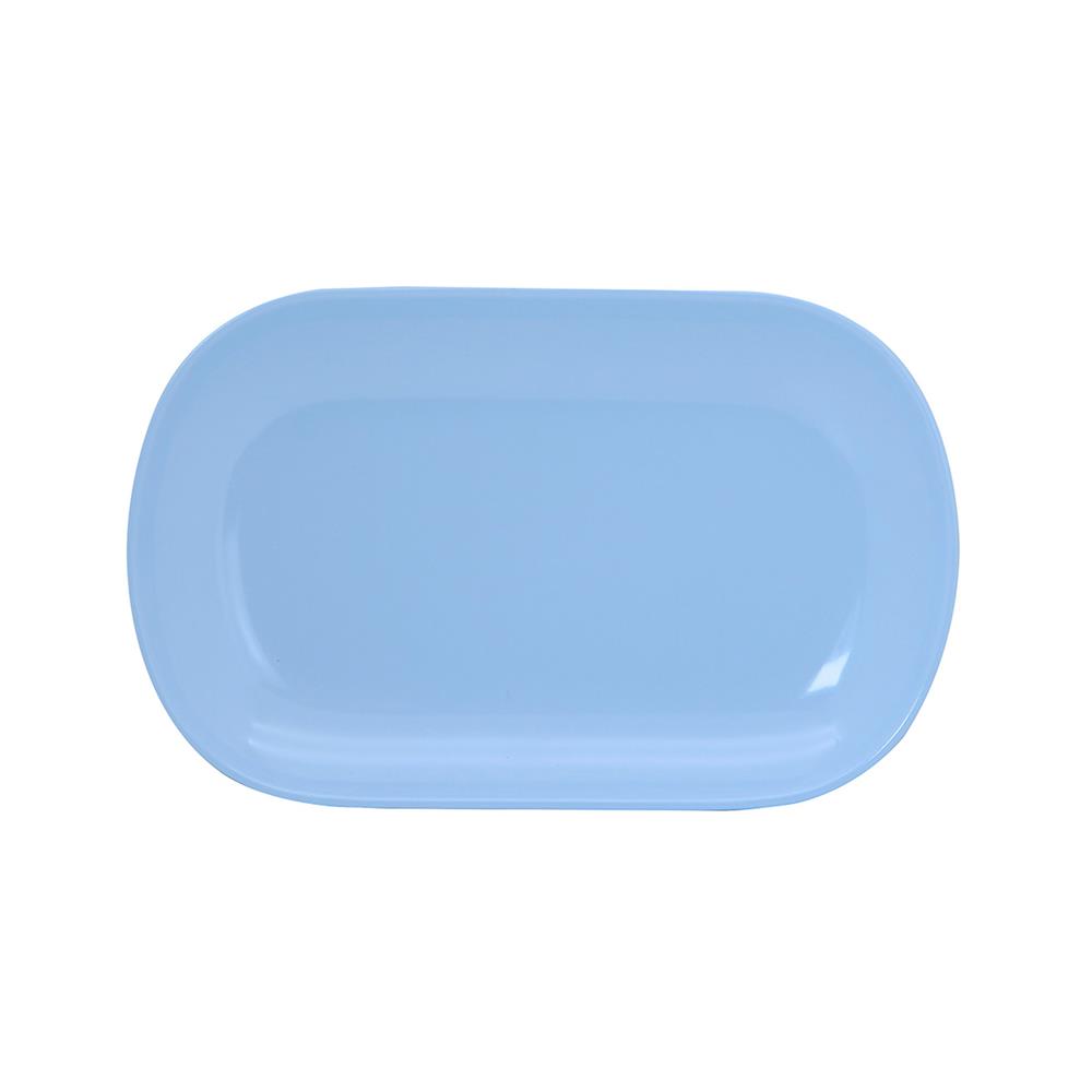 จานเปลเหลี่ยมเมลามีน 8.5 นิ้ว VANDA CLASSIC สีฟ้า