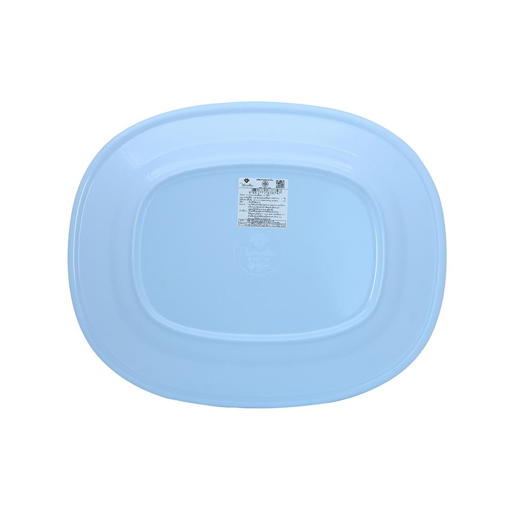 จานเปลเหลี่ยมเมลามีน 12 นิ้ว VANDA CLASSIC สีฟ้า