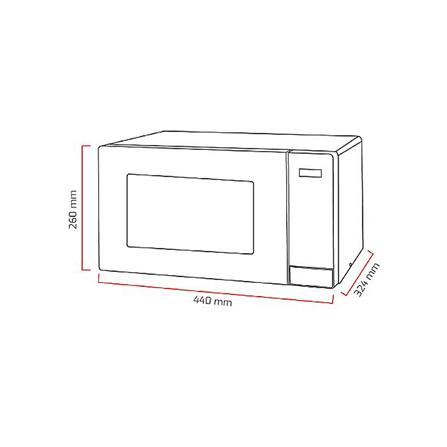 ไมโครเวฟ TEKA MWFE FS20 BK 20 ลิตร_6