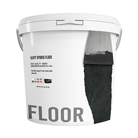 สีเท็กเจอร์ ILOFT HYBRID FLOOR สีดำ 12 กก._0