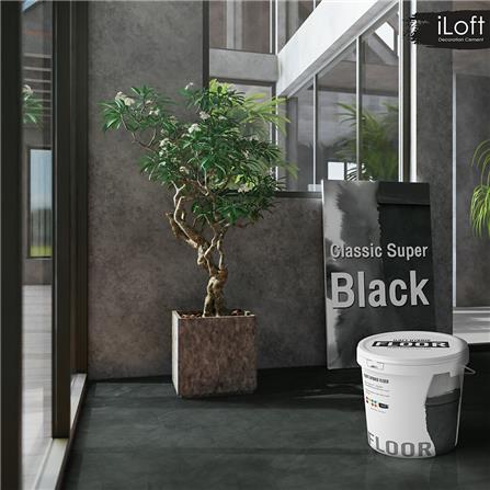 สีเท็กเจอร์ ILOFT HYBRID FLOOR สีดำ 12 กก._2