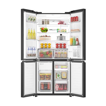 ตู้เย็น MULTI DOOR HAIER HRF-MD539IW(GL)U1 18.4 Q กระจกน้ำเงินลายหินอ่อน_4