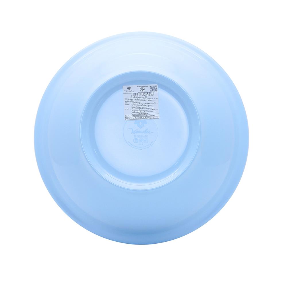 โถข้าวเมลามีน พร้อมฝา 10 นิ้ว VANDA CLASSIC สีฟ้า