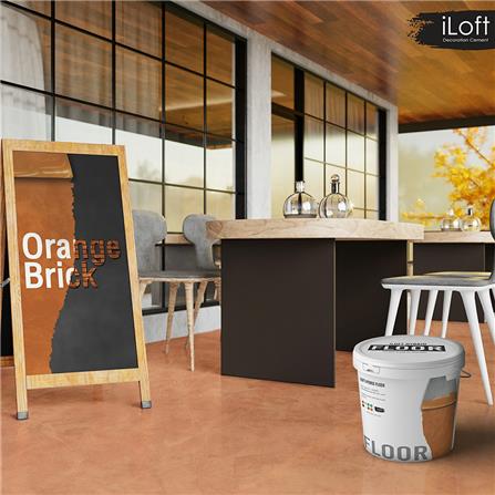 สีเท็กเจอร์ ILOFT HYBRID FLOOR สีส้มอิฐ 12 กก._2